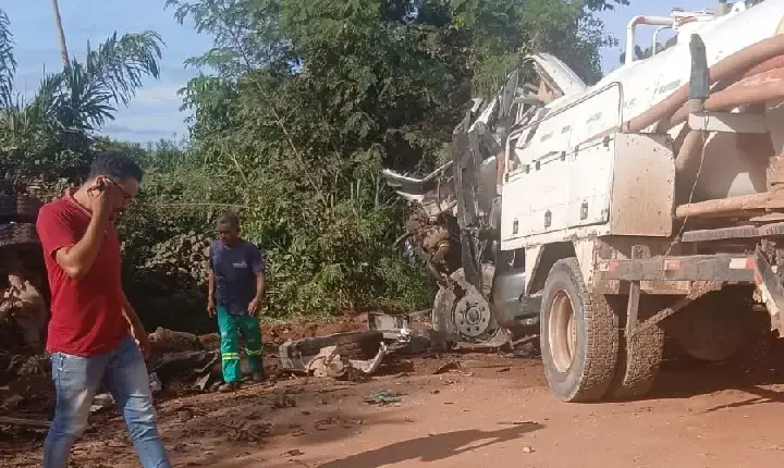 Acidente com caminhão da Prefeitura de Marabá deixa um morto e dois feridos