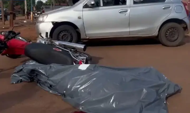Acidente com moto e dois carros deixa vítima fatal em Araguaína