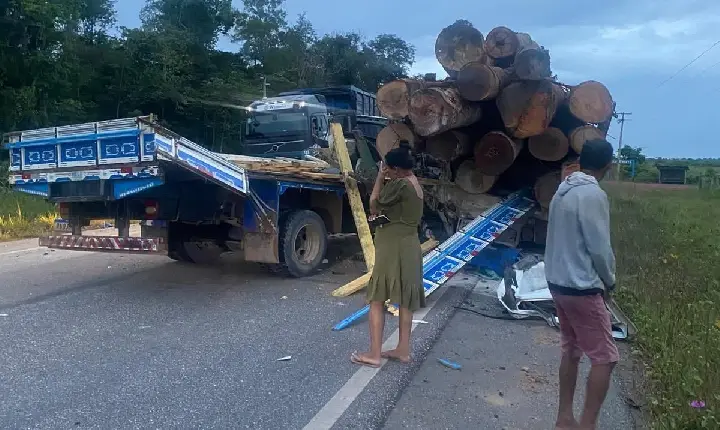 Acidente na PA-256 deixa um morto e um ferido entre Ipixuna do Pará e Tomé-Açu