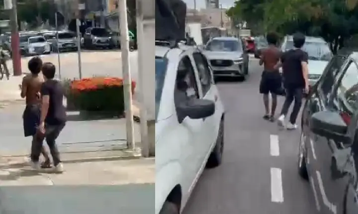 Aluno de Direito agride morador de rua com arma de choque, em Belém