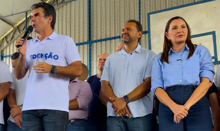 Ao lado de Hana e Helder, Dr. Rener garante saúde e segurança pública para Redenção