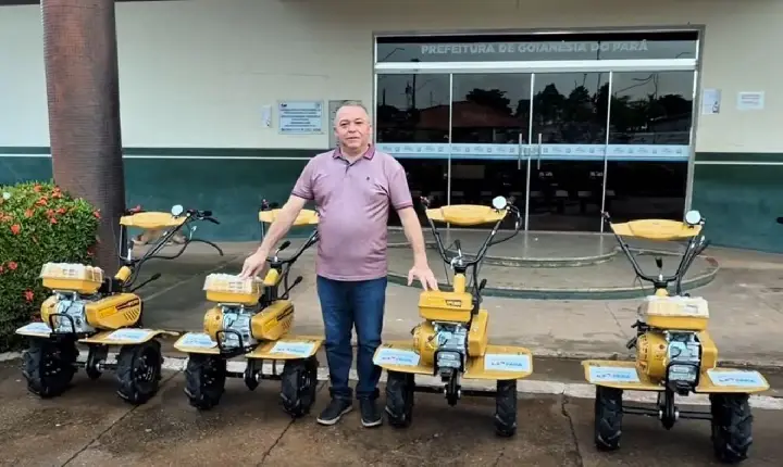 Articulação de Russinho garante equipamentos para a agricultura familiar de Goianésia do Pará