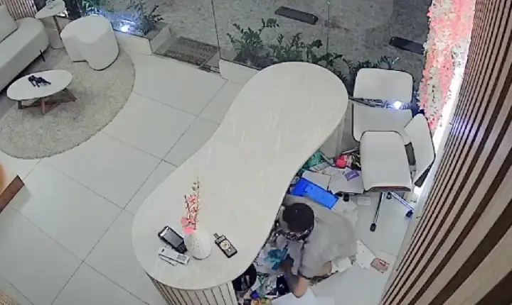 Bandido invade clínica, furta objetos e toma Danone antes de fugir, em Belém