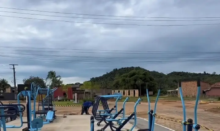 Bannach passa a contar com academia ao ar livre para incentivar saúde e bem-estar