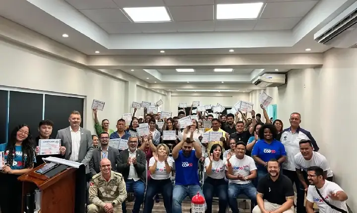 ‘Capacita COP30’: Governo do Estado certifica profissionais em Salinópolis