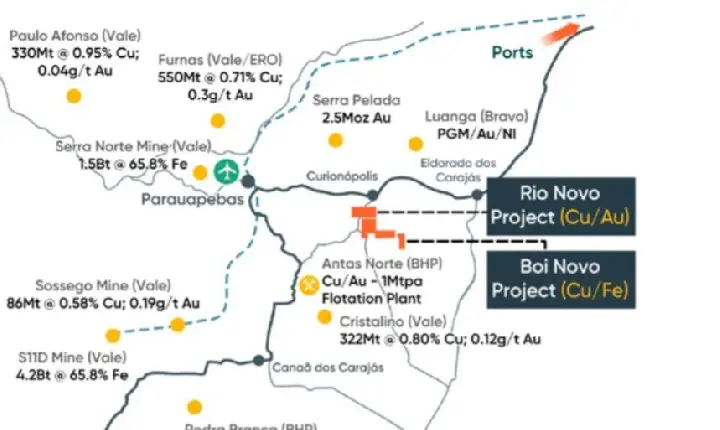 Centaurus Metals amplia presença em Carajás com aquisição do projeto Rio Novo