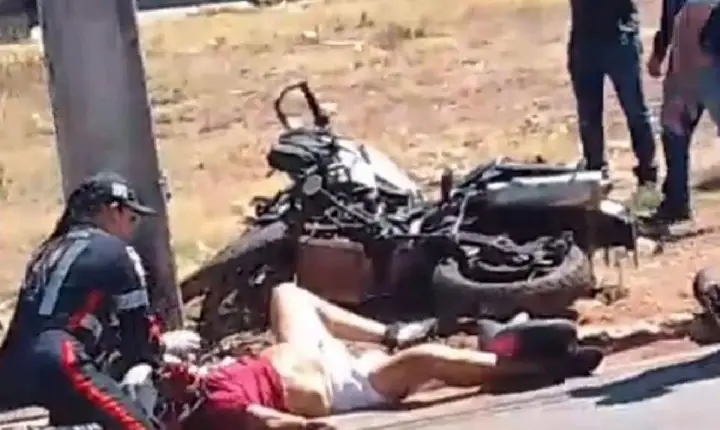 Colisão com poste mata motociclista em Araguaína