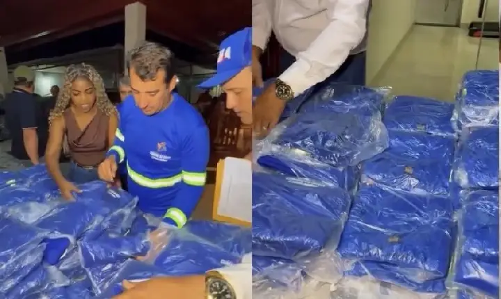 Cumaru do Norte entrega novos uniformes a servidores da limpeza urbana