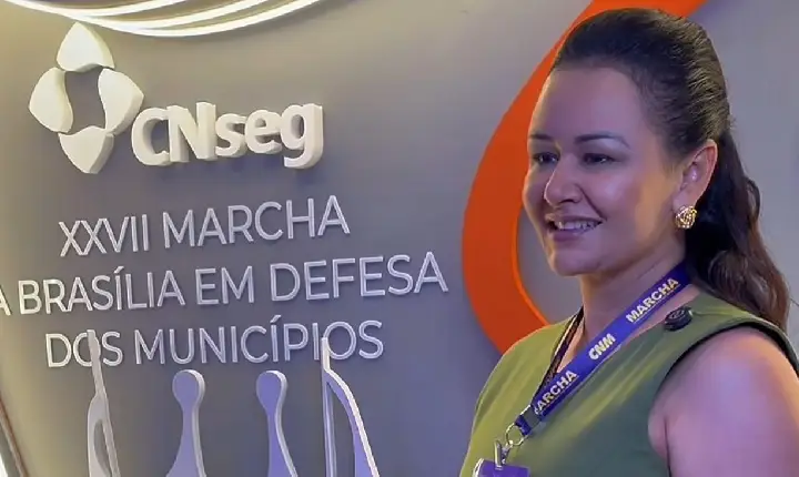 De Piçarra para o Brasil: Laane Barros leva modelo de gestão municipal à Marcha dos Prefeitos