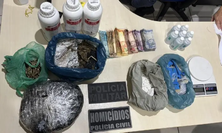 Dois homens são presos em flagrante por tráfico de drogas em Altamira