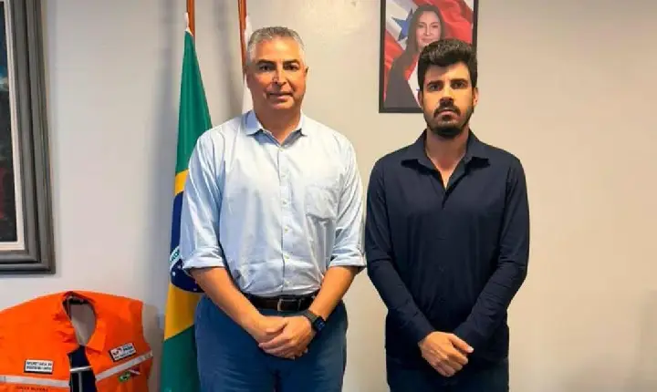 Em Belém, André Rezende trata de infraestrutura para Pacajá em reunião na SEINFRA