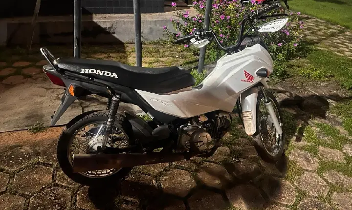 Goianésia do Pará: motocicleta com registro de furto no Maranhão é recuperada pela PM