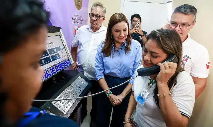 Governadora Hana Ghassan entrega 7º Totem de Atendimento à Mulher em Salinópolis