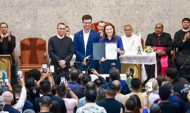 Governadora Hana Ghassan torna a Novena de Nossa Senhora do Perpétuo Socorro patrimônio cultural imaterial