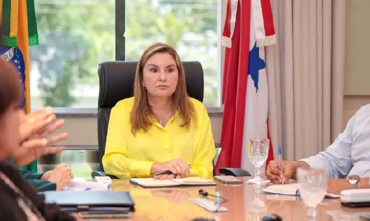 Governadora Hana sanciona lei que obriga agressor de mulher a pagar por tornozeleiras