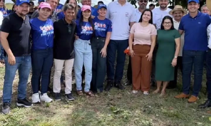 Hana e Flavio Mezzomo vistoriam asfaltamento da PA-150, em Breu Branco