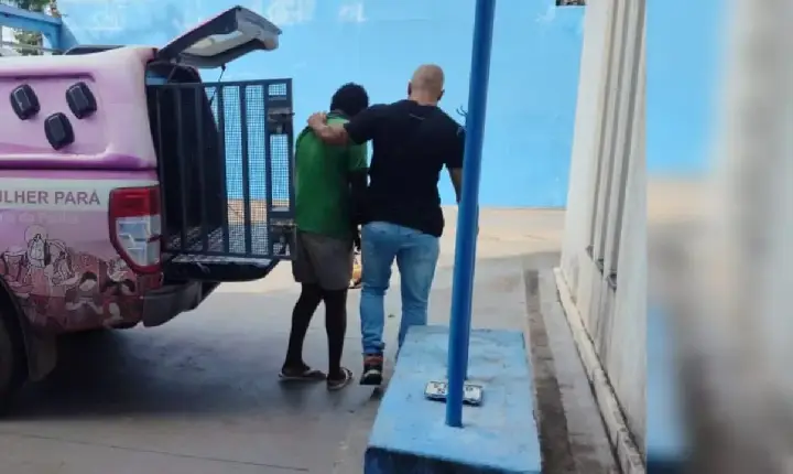Homem é preso em flagrante após agredir a própria mãe com punhal em Marabá