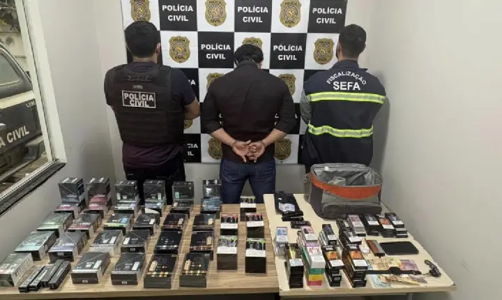 Homem é preso em flagrante por contrabando em Parauapebas