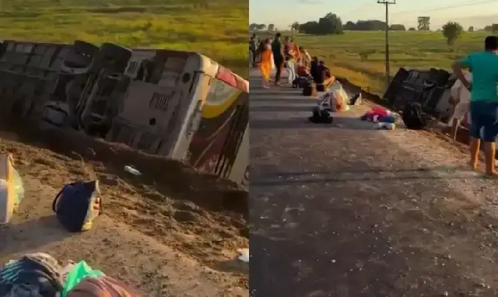 Homem morre e 12 pessoas ficam feridas após ônibus tombar na Rodovia Transamazônica