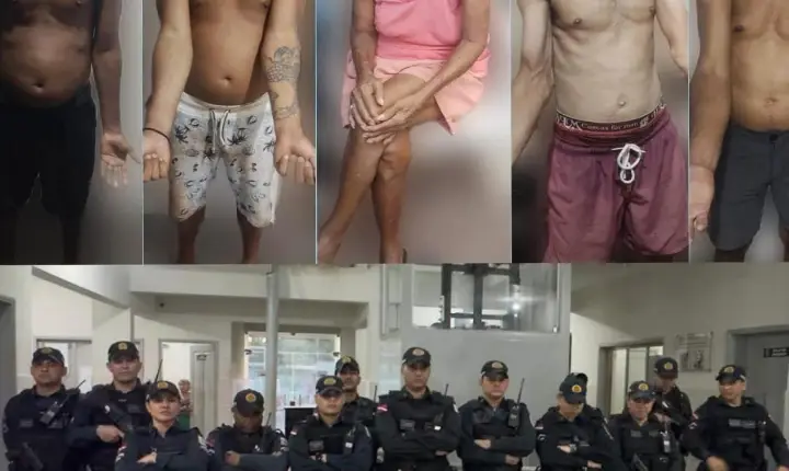 Idosa e filhos são presos suspeitos de tráfico de drogas em Santarém