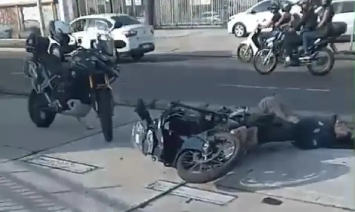 Idoso atropela agente da PRF em Belém