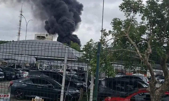 Incêndio atinge Aeroporto Internacional de Belém