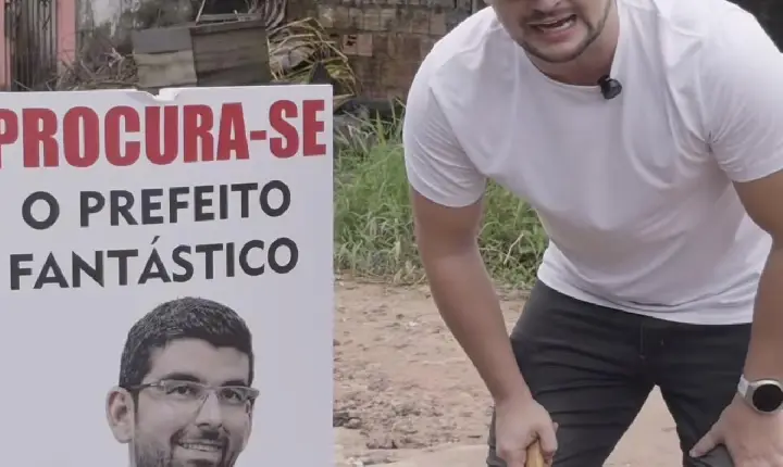 Influenciador denuncia abandono em Ananindeua com ‘ironia’ a Dr. Daniel