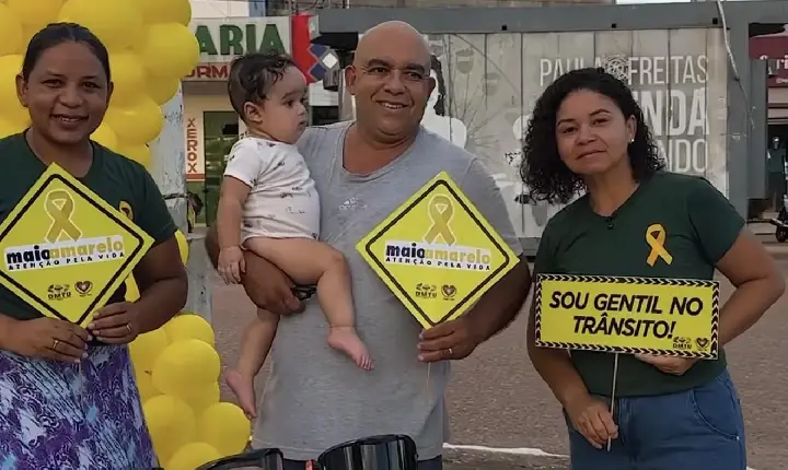 Jacundá reforça campanha Maio Amarelo com alerta por mais respeito no trânsito