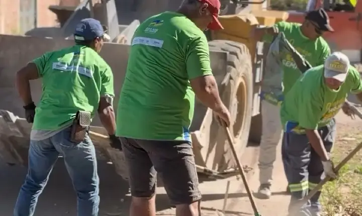 Limpeza hoje, saúde sempre: mutirão de limpeza urbana é realizado em Água Azul do Norte