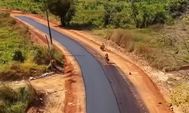 Marco histórico: Obras avançam na primeira vicinal asfaltada de Itupiranga