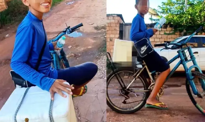 Menino de 13 anos que vendia mingau para ajudar a mãe é impedido pelo Conselho Tutelar em Santarém