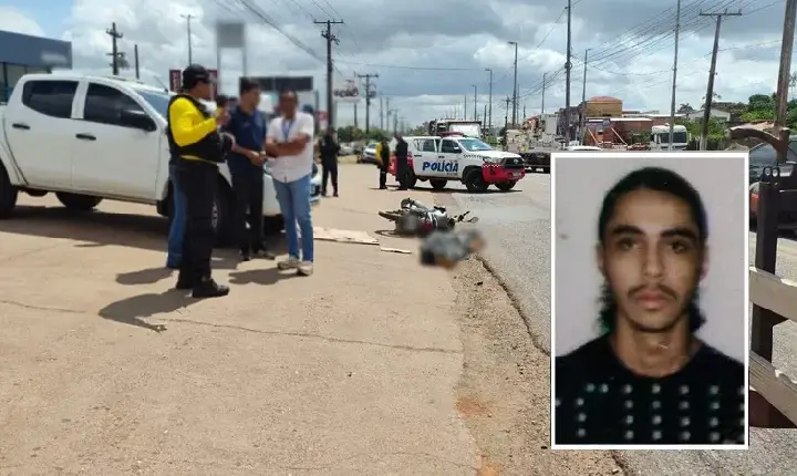 Motociclista morre após colisão envolvendo caminhonete e bitrem na BR-222, em Marabá