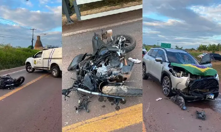 Motociclista morre após colisisão frontal na BR-010, em Paragominas
