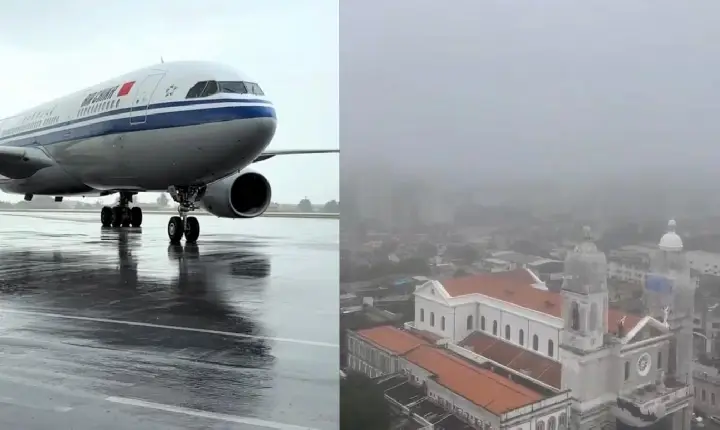 Neblina encobre Belém e afeta operações no aeroporto nesta segunda-feira (6)