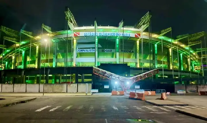 Noite verde e amarela no Mangueirão marca vitória do Brasil na Copa do Mundo