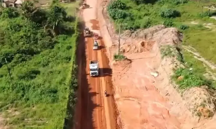 Novo Repartimento: gestão Valdir Lemes intensifica obras de infraestrutura na Trans Tuerê
