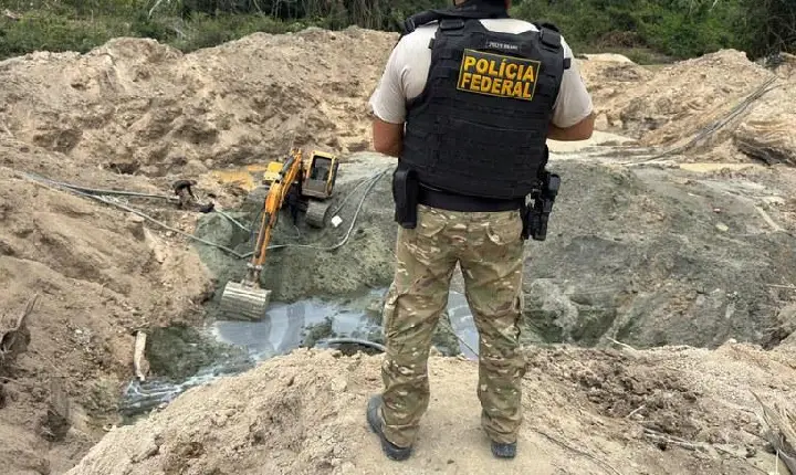 Operação da PF combate garimpo ilegal em Altamira e Rurópolis