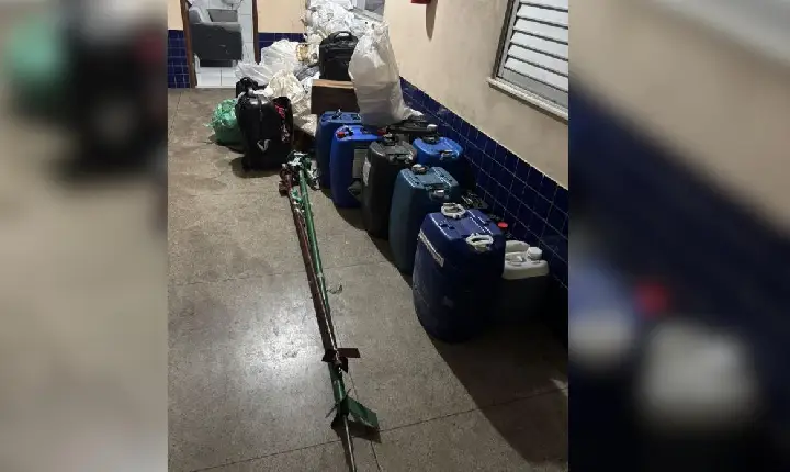 Operação da Polícia Civil intercepta grupo e apreende materiais usados em garimpo ilegal em Oriximiná