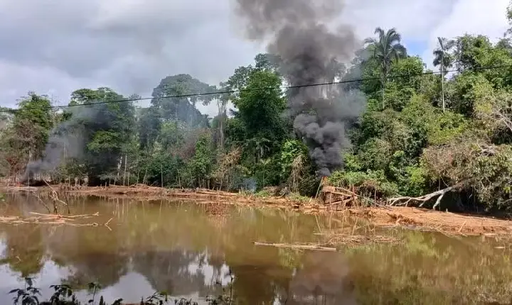 Operação desarticula garimpo ilegal em área de proteção ambiental de Parauapebas