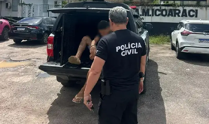 Polícia Civil prende em flagrante homem com vários crimes de violência doméstica contra a mulher, em Icoaraci