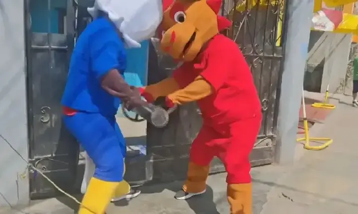 Polícia se disfarça de mascotes da Copa do Mundo para prender suspeito no Peru