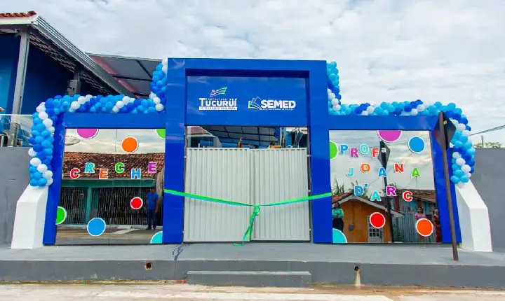 Prefeitura de Tucuruí inaugura Creche Professora Joana D’Arc e amplia investimentos na educação infantil