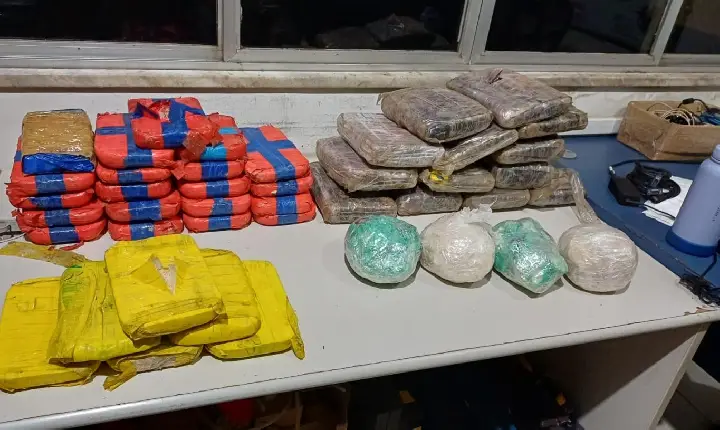 PRF apreende 41 kg de drogas durante fiscalização na BR-316, em Castanhal