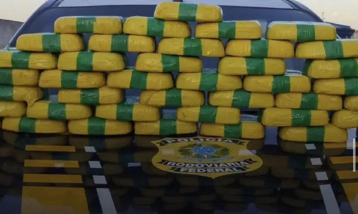 PRF apreende 42 kg de droga avaliados em mais de R$ 5 milhões em Marabá