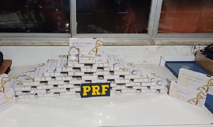 PRF apreende 50 canetas emagrecedoras contrabandeadas, em Castanhal