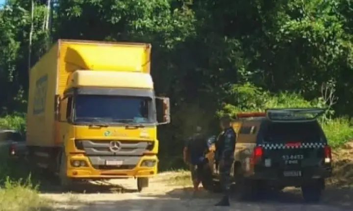 Quatro homens são presos após tentativa de assalto a caminhão dos Correios em Santarém