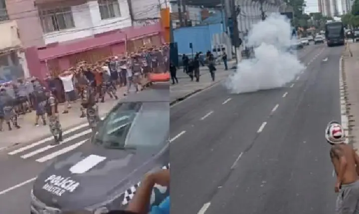 Remo X Vasco: Briga de torcidas leva à prisão de 100 pessoas, em Belém