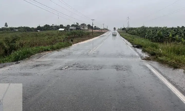 Risco de rompimento ameaça trecho da BR-155 entre Marabá e Eldorado