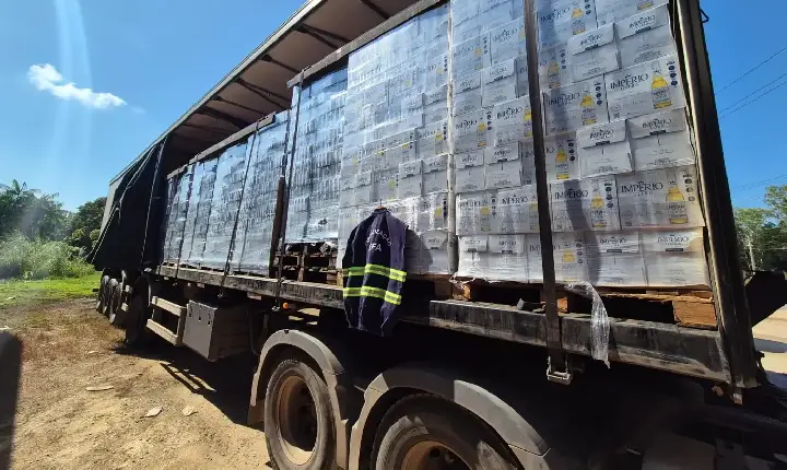 Sefa apreende cargas de cerveja, óleo diesel e adubo durante fiscalizações no Pará