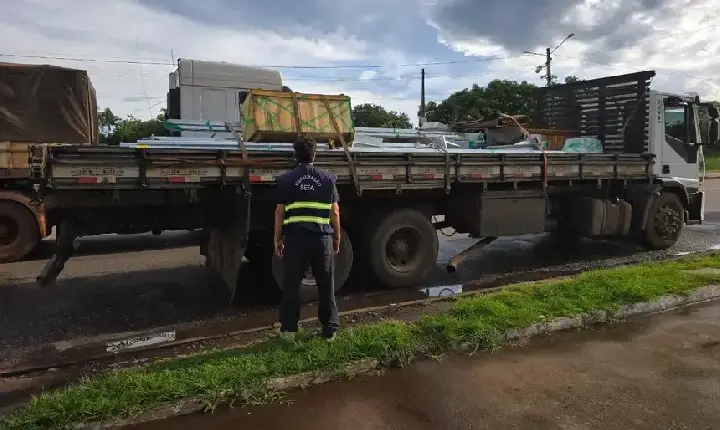 Sefa apreende quatro torres de transmissão avaliadas em R$ 211 mil em Conceição do Araguaia